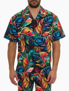 Robert Graham Toucan Printed Button-Front Shirt Size M - Picture 1 of 9