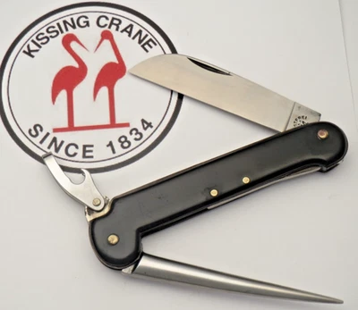 Vintage Kissing Crane Robt Klaas Solingen Rostfrei Mariner's Marlin Spike Knife - Image 1 of 4