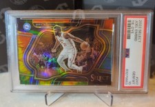 2022-23 Panini Select  Joel Embiid Courtside Tie-Dye Przm 17/25 SSP 76ers PSA 10