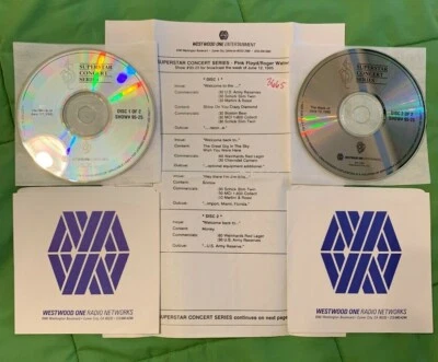 Pink Floyd /Roger Waters Superstar Concert Westwood One Radio Show # 95-25 + Cue Foto 1 de 4