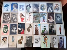 *NH* Cartoline amanti amore Eros love vintage donne donna postcard postkarte
