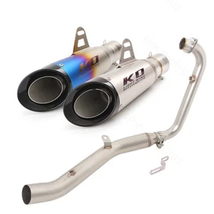 Sistema completo silenciadores de tubo de enlace de cabezal de escape para Lifan KP-Mini 150 2015-2025 - Imagen 1 de 11