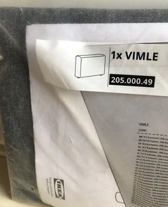 Ikea Vimle Gunnared Medium Grey WIDE Armrest Cover NEW/SEALED 205.000.49 - Picture 1 of 2