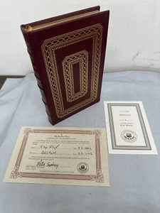 HOSTAGE by Elie Wiesel SIGNED 1st Edition LEATHER With COA EASTON PRESS 585/700 - Picture 1 of 15