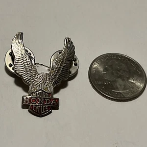 Honda Motorcycles Pin Vest Badge Vintage Bald Eagle - Picture 1 of 3
