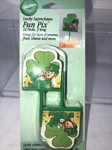 St. Patrick’s Day 🍀 “Fun Pix” Lucky Leprechaun. 3” Long 12 per package. - Picture 1 of 11