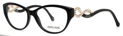 ROBERTO CAVALLI Prijipati 938 001 Negro Mujer Ojos de Gato 54-16-140 B:40 Foto 1 de 4