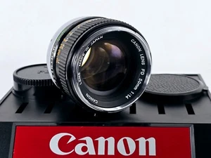 Chrome Nose🌸[Excellent+++] Canon FD 50mm f1.4 MF Standard Lens From Japan - Picture 1 of 17