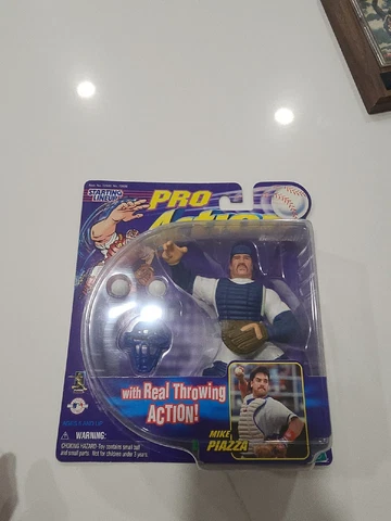 Vintage 1998 Mike Piazza New York Mets Starting Lineup Pro-Action Figure Cover