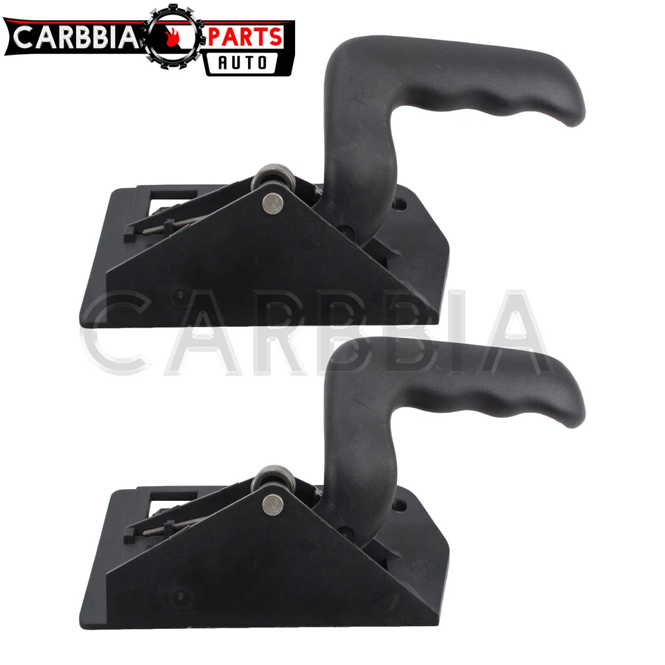 Juego de 2 manijas interiores interiores interiores negras para camioneta Silverado Foto 1 de 4