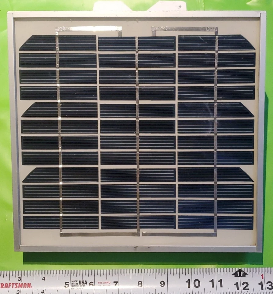 Fonte de alimentação de painel solar GE 5 watts GEPV-005-MNA 100. - Imagem 1 de 4