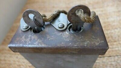 Antique Vintage Padlock With Two Keys, Working Order, Collector, Hobby 31-26 • 218.46$