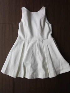 RALPH LAUREN POLO 4 4T Girls Dress Pique White EXCELLENT - Picture 1 of 6