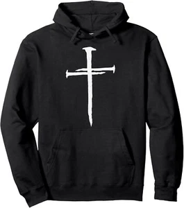 Sudadera con capucha Christian Jesus Nail Cross - Imagen 1 de 8