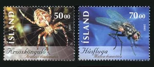 Iceland: 2005 The Spider and The Fly (1043-1044) MNH - Picture 1 of 1