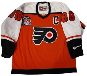 ERIC LINDROS NIKE PHILADELPHIA FLYERS 1997 STANLEY CUP JERSEY SIZE XXL - Picture 1 of 6