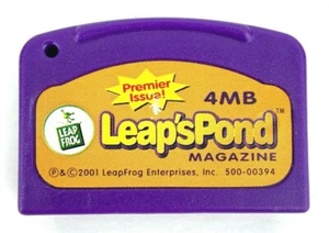 Leap Frog Leap Pad Leap's Pond Magazine 4 MB Premier Issue Cartridge Only Tested - Picture 1 of 4