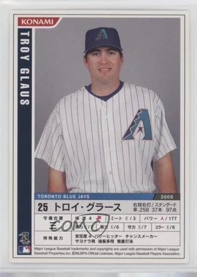 2006 Konami MLB Troy Glaus #M06-093 - Image 1 of 2