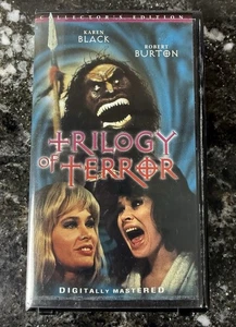 VINTAGE Trilogy of Terror (VHS 1999) Collector's Edition Clamshell Horror Cult - Picture 1 of 7