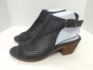 Santana By Carlos Santana Woman Sz 8 Deandra Block Heel Slingback Sandal Gray... - Picture 1 of 6