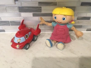 ANNIE TALKING,SINGING DOLL FROM THE LITTLE EINSTEINS TV SHOW & PULL LET GO CAR - Picture 1 of 16