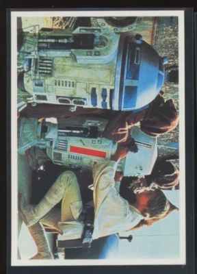 LUKE SKYWALKER 1977 Topps Yamakatsu Star Wars Large Luke Sizes Up Droid C8 - Image 1 of 2