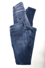 Hudson BlankNYC Womens Skinny Leg Jeans Blue Cotton Size 24 Lot 2