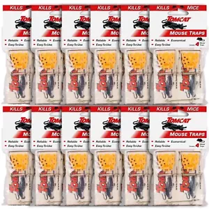 Tomcat Mouse Traps (Wooden) Bundle, 48 Traps - Picture 1 of 6