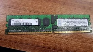 LOT OF 2 PCS.Infineon HYS72T64000HR-5-A DDR2 512MB PC2-3200 Reg ECC 400Mhz - Picture 1 of 1