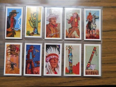The Wild West  Full Set of 25 Amalgamated / Mills 1960 Sitting Bull /Totem Pole - Image 1 of 4