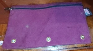Borsa con cerniera resistente tela 10,5 x 7 salita piccola porta attrezzi 3 anelli - Foto 1 di 3
