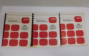 VTG DOS Books Vol 1-3 - Learn-PC Video Systems With 5 1/4” Floppies 1987 RARE - Afbeelding 1 van 8