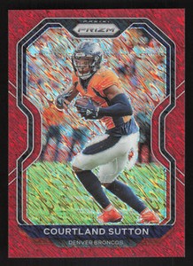 2020 Panini Prizm Courtland Sutton Prizm Red Shimmer