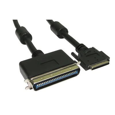 SCSI 1-5 50 Pin Centronic Male to VHDCI Male Cable 2m - Image 1 of 3