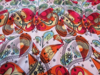 SCRUB TOP  Bright Dragon Flys Size 5 XL  Unique Orange  4 Pockets by Gem Scrubs - Image 1 of 4