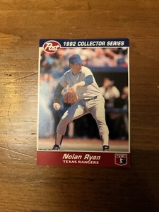 1992 Post Cereal #27 Nolan Ryan Texas Rangers