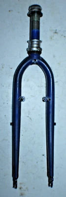 Rigid MTB Fork 26" 11/8" Threaded 140mm Blue Steel Headset Hybrid USA Shipper :) - Image 1 of 4