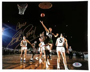 Bob Cousy HOF Signed/Inscribed 8x10 Photo Boston Celtics PSA 194981 - Picture 1 of 3