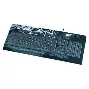Hama klassische USB-Tastatur QWERTZ kabelgebunden Multimedia PC-Tastatur - Bild 1 von 1