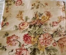 Ralph Lauren~ Sussex Gardens Floral Queen  size  Flat Sheet  Vintage Rare GUC