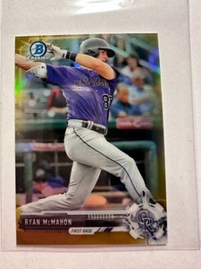 K46,033 - 2017 Bowman Chrome Mini Prospects Gold #BCP217 Ryan McMahon #/50