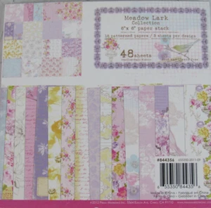 Prima Meadow Lark Collection 6"x6" Paper Stack 48 pcs, 844356 - Picture 1 of 2