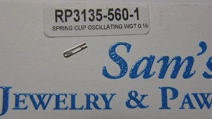 Swiss Part fit Rolex 3130 3155 3175 3185 clip a molla Gib 0,180 mm #RL-3135-560-1 - Foto 1 di 1