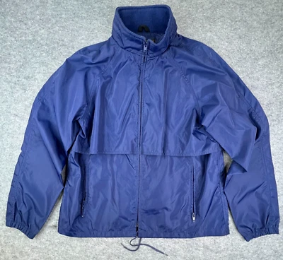 Eddie Bauer Windbreaker Jacket Mens Medium Blue Outdoor Outfitter Lightweight - Image 1 of 4
