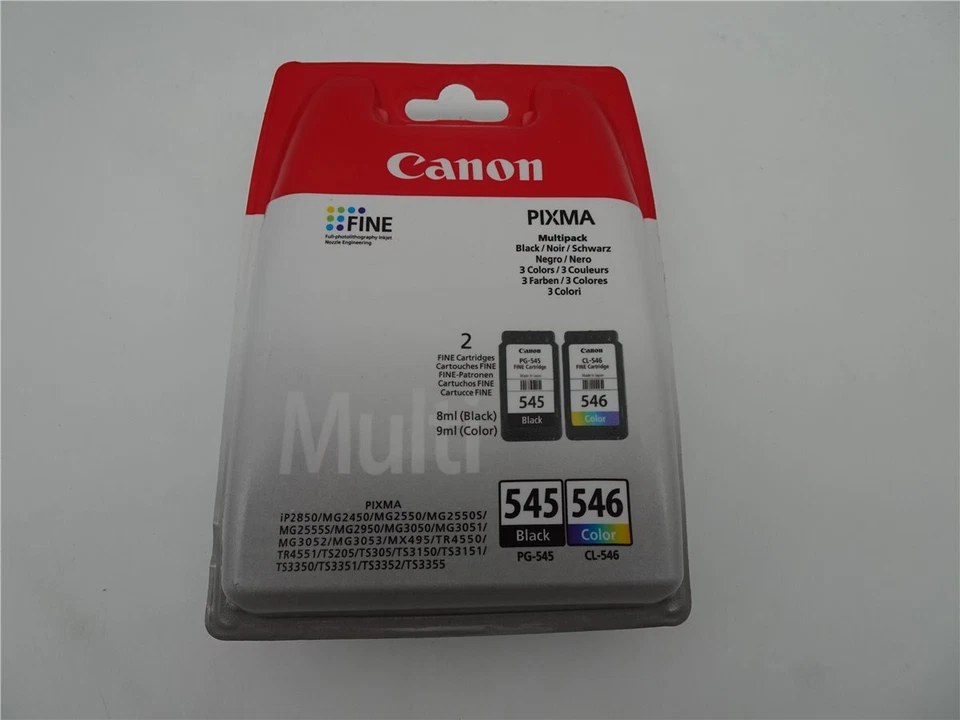 Original Canon 8287B006 / PG545/CL546 Tinten Multipack für Canon IP 2800 Series  - Bild 1 von 1