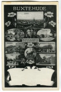AK Buxtehude,Langestraße,Bahnhof Straße u.a. 1936 - Picture 1 of 2