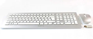 CHERRY DW 8000 Wireless Tastatur + Maus (JG-0300DE) QWERTZ Silber (refurbished) - Bild 1 von 1