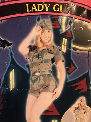 Fantasia militar adulta Lady GI GG - Imagem 1 de 3