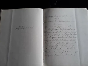 Schulheft, Kladde Osterburg, Altmark 1899,Sachsen- Anhalt Handschrift Sütterlin, - Bild 1 von 8