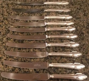 Vintage Coopers And Brothers English Silverware Knives - Picture 1 of 8